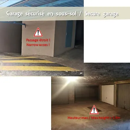 Le 62 - Spacieux T2 - Garage Gratuit, Jardin, Tram Apartment *