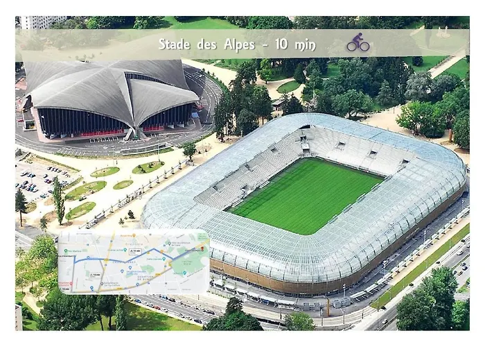 Le 62 - Spacieux T2 - Garage Gratuit, Jardin, Tram * Гренобль