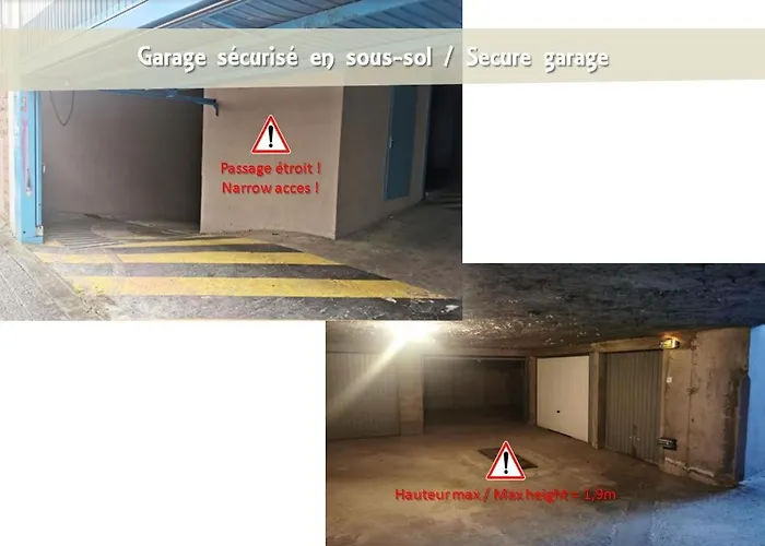 Le 62 - Spacieux T2 - Garage Gratuit, Jardin, Tram Апартаменти *