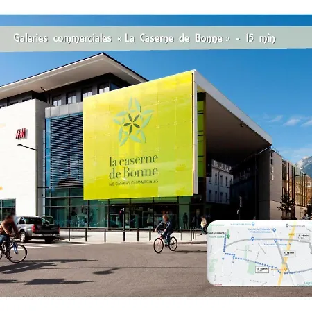 아파트 Le 62 - Spacieux T2 - Garage Gratuit, Jardin, Tram